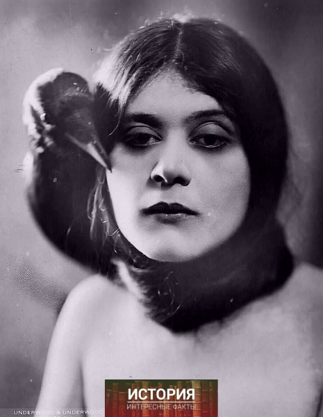 Американская актриса немого кино и театра Теда Бара (1910-е/1920-е..0