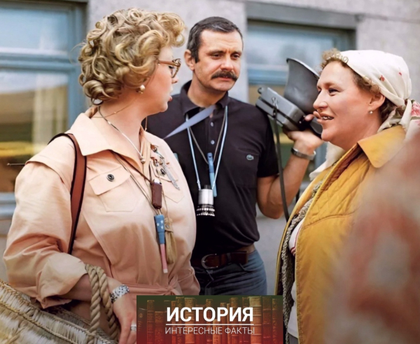 Светлана Крючкова, Никита Михалков и Нонна Мордюкова на съемках..0