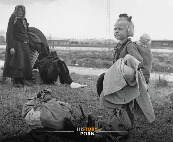Чехословакия, август 1946 года. На фотографии — девочка из числа..0