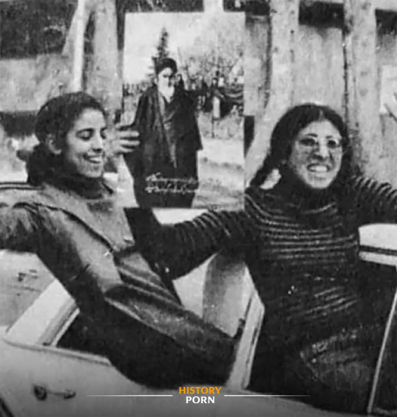Иран, около 1979 года. На фотографии — молодые левые студенты,..0