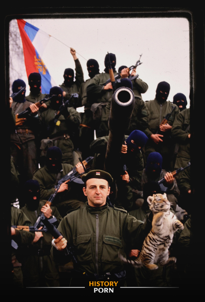 Сербия, 1991 год. На фотографии — Желько Ражнатович, известный под..0