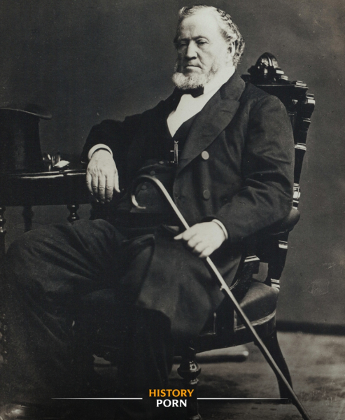 США, 1865 год. Портрет Бригама Янга — второго президента Церкви..0