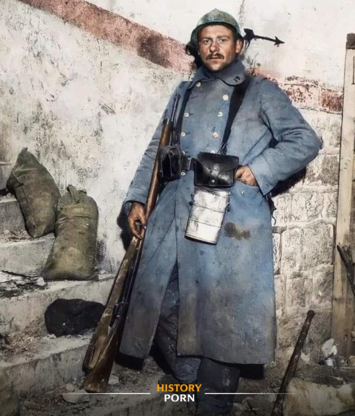 Верден, Франция, 22 ноября 1916 года. На фотографии французский..0