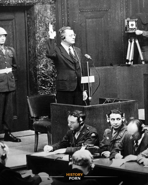 Эрих фон дем Бах-Зелевски, один из руководителей СС, после Второй..0