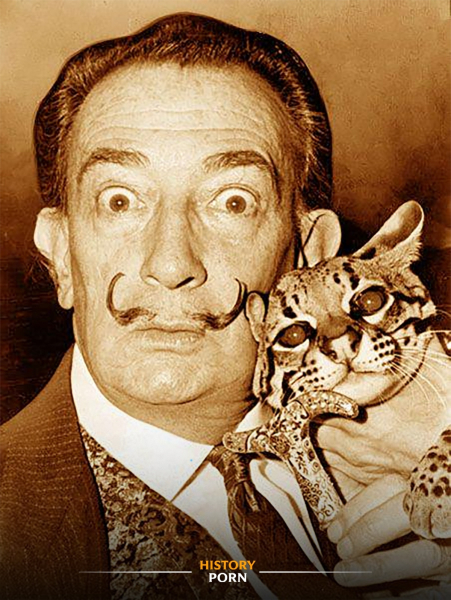 В 1965 году Сальвадор Дали выглядел точно так, как и ожидали от него..0