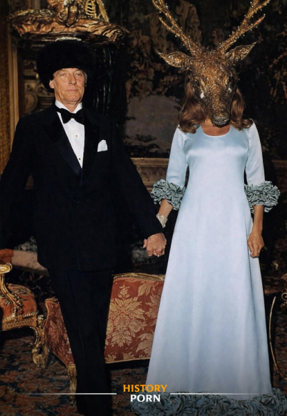 Гай и Мари-Элен де Ротшильд на «Сюрреалистическом балу» в..0