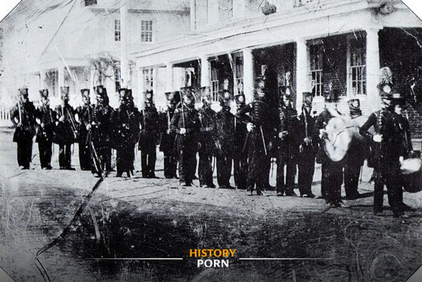 Ополчение штата Нью-Гэмпшир перед отправкой на войну с Мексикой,..0