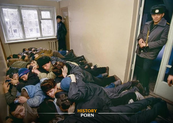 Задержанные члены организованных преступных группировок перед..0