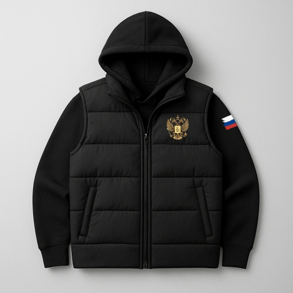 Готовый образ на зиму для Вас - худи + демисезонная жилетка..2