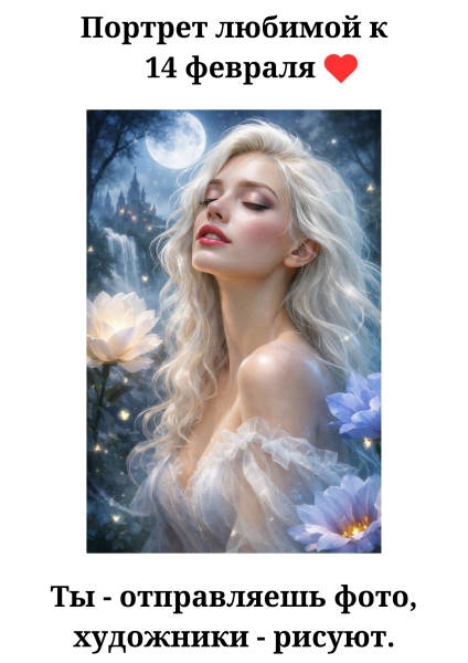 Искусство, созданное из чувства.
В честь 14 февраля действует..0