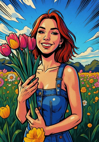 Ты не сможешь удивить жену на 8 марта.

Если не подаришь ей портрет..0