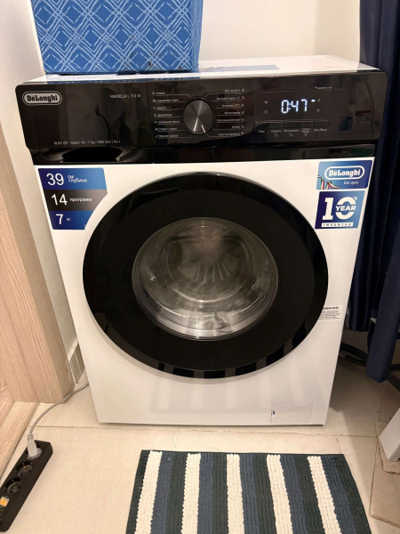 Узкая стиральная машина. Мощь в корпусе 39 см! Инвертор, 7 кг..2