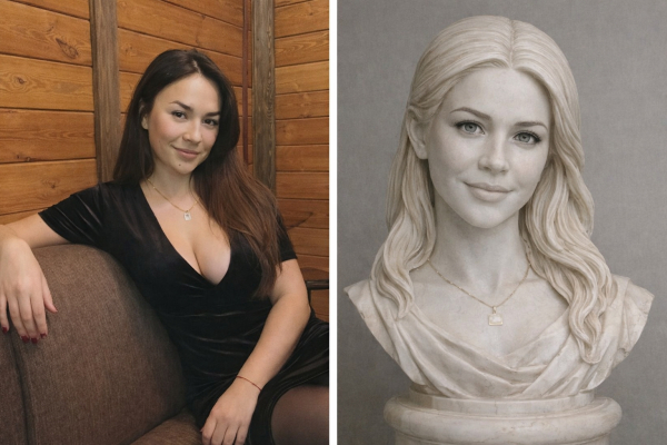 Она - не просто красивая. Она - как произведение искусства. И..1